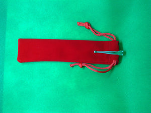 Red Velvet Draw String Pen/Pencil Pouch