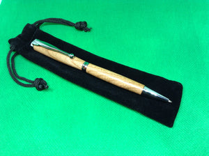 Black Velvet draw string Pen/Pencil Pouch