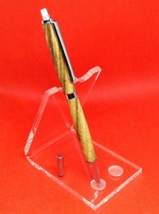 (25) Zebrano Wood Slimline Click Pencil