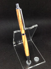 Load image into Gallery viewer, (25) Zebrano Wood Slimline Click Pencil