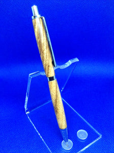 (25) Zebrano Wood Slimline Click Pencil