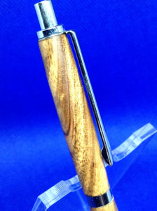 (25) Zebrano Wood Slimline Click Pencil