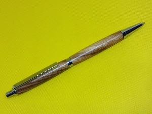 (25) Zebrano Wood Slimline Click Pencil