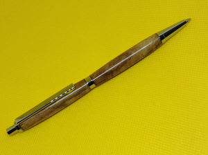 (26) Irish Figured Oak Slimline Click Pencil