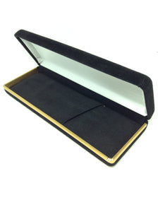 Elegant Single Pen / Pencil Black Velvet Presentation Case