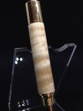 Load image into Gallery viewer, (30) Curly Maple Gold colour Platted Fountain Pen