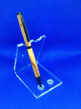 Load image into Gallery viewer, (31) - English Yew Wood Twist Style Slimline Pen