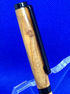 (31) - English Yew Wood Twist Style Slimline Pen