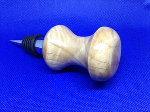 Ash wood bottle stopper