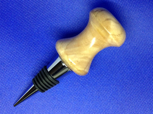 Ash wood bottle stopper