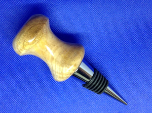 Ash wood bottle stopper