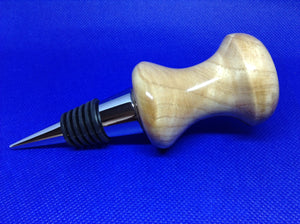 Ash wood bottle stopper