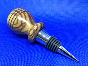 Zebrano Bottle stopper