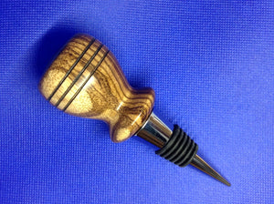 Zebrano Bottle stopper