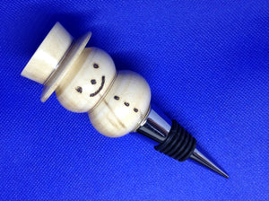 Festive Snowman Bottle Stopper