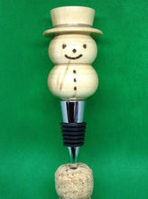 Load image into Gallery viewer, Festive Snowman Bottle Stopper