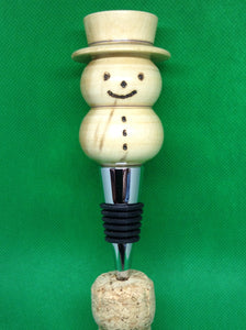 Festive Snowman Bottle Stopper