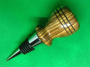 Zebrano Bottle stopper