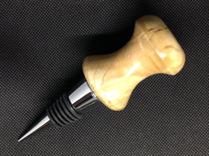 Ash wood bottle stopper