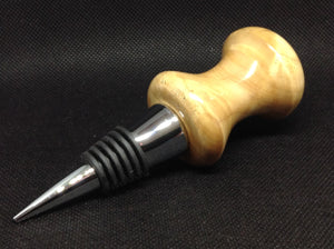 Ash wood bottle stopper