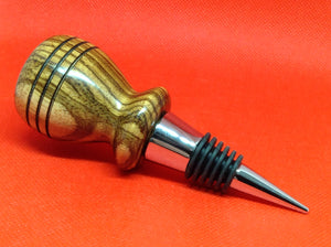 Zebrano Bottle stopper