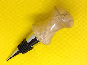 Ash wood bottle stopper