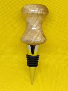 Ash wood bottle stopper