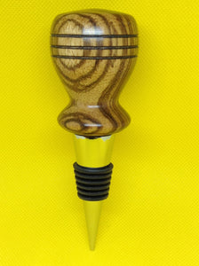 Zebrano Bottle stopper