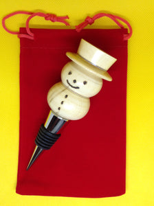 Festive Snowman Bottle Stopper