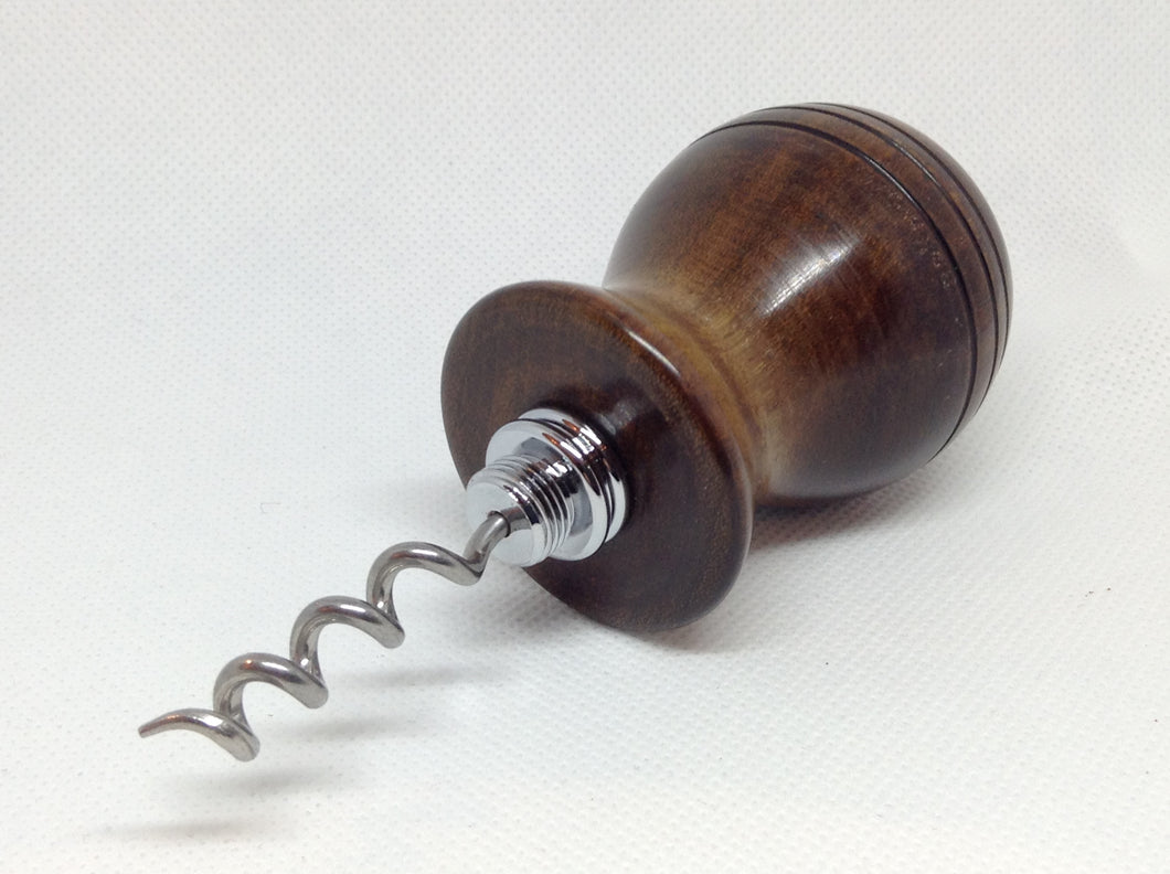 Ovangkol Wood Corkscrew & Bottle Stopper