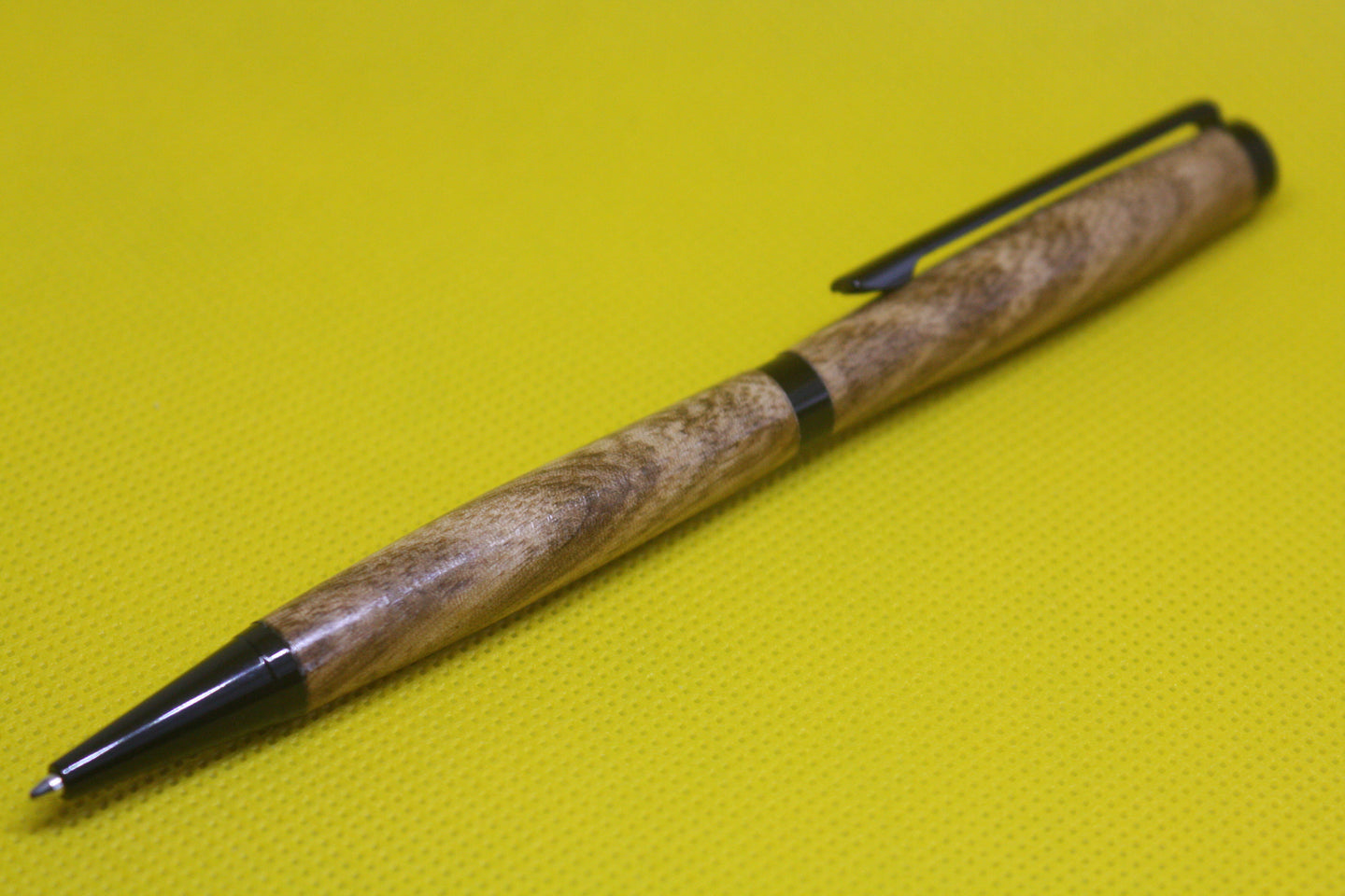 (16) - Zebrano Wood Twist Style Slimline Pen