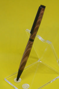 (16) - Zebrano Wood Twist Style Slimline Pen