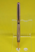 Load image into Gallery viewer, (07) - Zebrano Wood Twist Style Slimline Pen