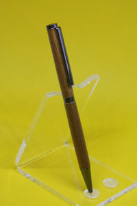 (08) - Dark Brown Wood Slimline Twist Style Pen