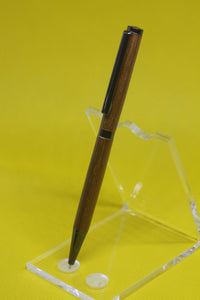 (08) - Dark Brown Wood Slimline Twist Style Pen