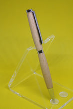 Load image into Gallery viewer, (13) - Beech Wood Twist Style Slimline Pen