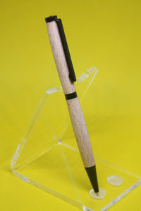 (06) - Beech Wood Twist Style Slimline Pen