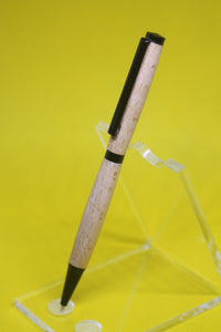 (06) - Beech Wood Twist Style Slimline Pen