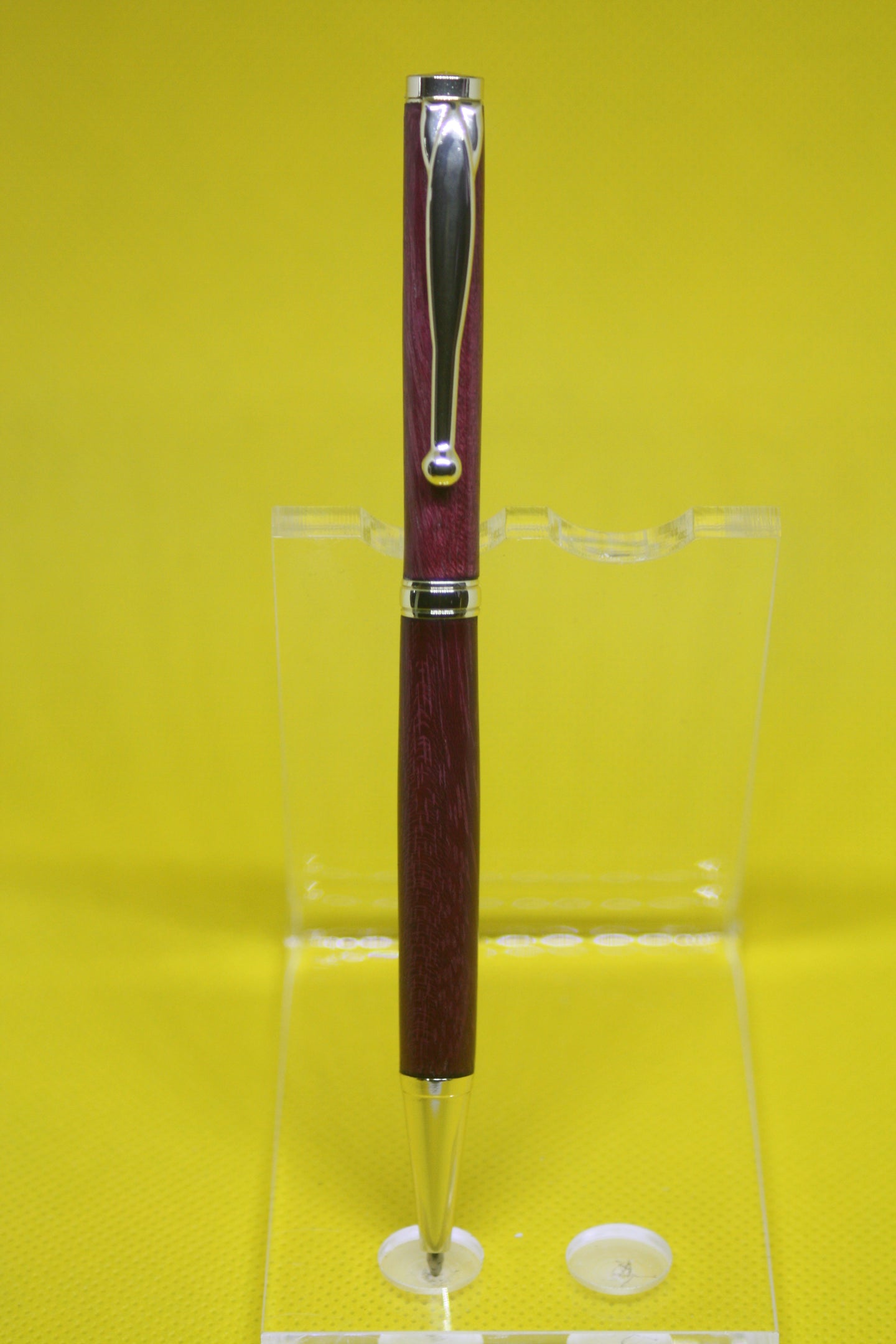 (22) - Purple Heart Twist Style Fancy Slimline Pen