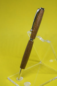 (23) - Teak Wood Twist Style Fancy Slimline Pen