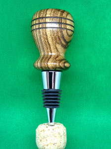 Zebrano Bottle stopper