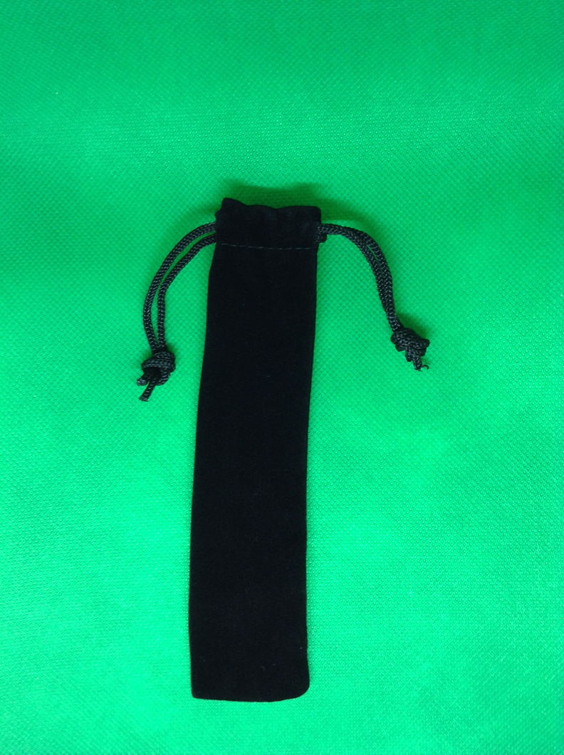 Black Velvet draw string Pen/Pencil Pouch