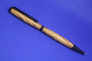 (16) - Zebrano Wood Twist Style Slimline Pen