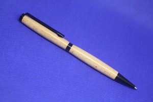 (06) - Beech Wood Twist Style Slimline Pen