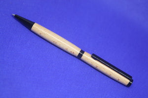 (06) - Beech Wood Twist Style Slimline Pen