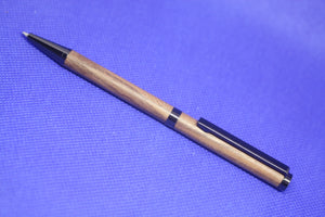 (21) - Walnut Wood Twist Style Slimline Pen