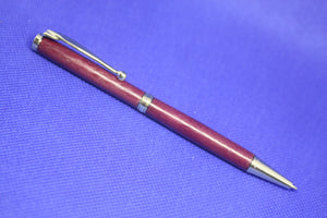 (22) - Purple Heart Twist Style Fancy Slimline Pen