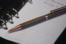 Load image into Gallery viewer, (02) - Light Brown Wood Twist Style Slimline Pen