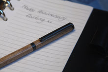 Load image into Gallery viewer, (04) - Light Brown Wood With Slimline Twist Style Pen