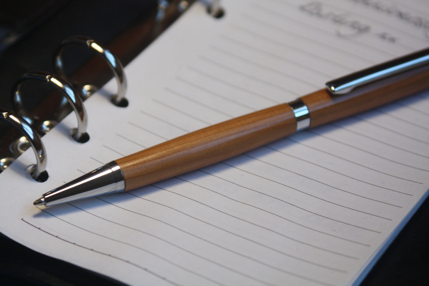 (09) - Light Brown Slimline Twist Style Pen